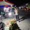Lapak Durian di Tengah Malam Disambangi Polisi, Pesan Kamtibmas Mengalir Hangat untuk Pedagang