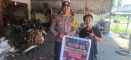 Musim Kemarau Melanda! Bhabinkamtibmas Kuala Behe Gerak Cepat Ajak Warga Cegah Karhutla Lewat Banner Keliling