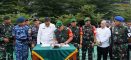 Pangdam XII/Tpr Pimpin Pelepasan Purna Tugas Satgas Pamtas RI-Malaysia dan Pemusnahan Barang Bukti Ilegal