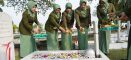 Peringati HUT ke-68, Kodam XII/Tpr Gelar Ziarah Rombongan di TMP Dharma Patria Jaya