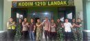 Polres Landak Perkuat Sinergitas dengan Kodim 1210/Landak, Bahas Stabilitas Kamtibmas