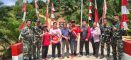 Jembatan Armco Non Bencal Desa Sungai Berakak Rampung, Wujud Nyata Pengabdian TNI AD untuk Masyarakat