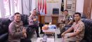 Kapolres Melawi Terima Hangat Kunjungan Dandenpom XII/1 Sbg