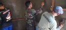 Plaster RTLH Milik Pak Mus Mulyadi Terus Dikebut Satgas TMMD Reguler Ke-129 Kodim 1208/Sambas
