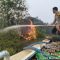 Groundcheck Titik Hotspot, Polsek Nanga Tayap Bersama Tim Perusahaan Padamkan Karhutla di Sungai Kelik