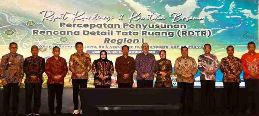 Plt Bupati Ahmad Baharudin Hadiri Rakor Percepatan RDTR Region I, Perkuat Kepastian Tata Ruang Tulungagung