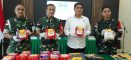 Danrem 121/Abw Serahkan Barang Bukti Belasan Kilogram Sabu Hasil Penggagalan di Perbatasan RI-Malaysia ke BNNP Kalbar